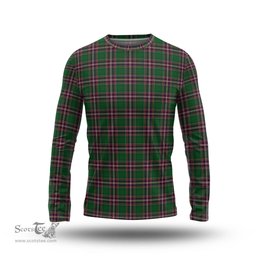 ScotsTee Shop Scottish MacFarlane Hunting Clan Tartan Long Sleeve T Shirt