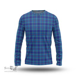 ScotsTee Shop Scottish Mercer Modern Clan Tartan Long Sleeve T Shirt