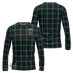 ScotsTee Shop Scottish Sutherland Modern Clan Crest Tartan Long Sleeve T Shirt