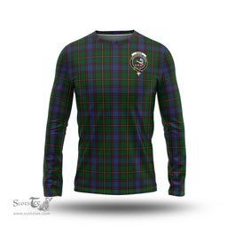 ScotsTee Shop Scottish Skene Clan Crest Tartan Long Sleeve T Shirt