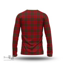 ScotsTee Shop Scottish MacDonell of Keppoch Clan Crest Tartan Long Sleeve T Shirt