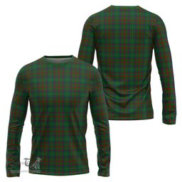 ScotsTee Shop Scottish Shaw of Tordarroch Green Hunting Clan Tartan Long Sleeve T Shirt
