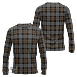 ScotsTee Shop Scottish MacKay Weathered Clan Tartan Long Sleeve T Shirt