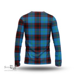 ScotsTee Shop Scottish Wedderburn Clan Crest Tartan Long Sleeve T Shirt