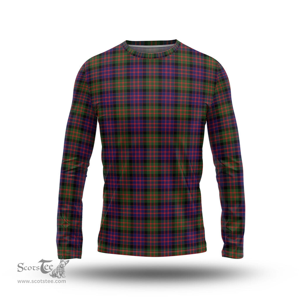 ScotsTee Shop Scottish MacDonald Modern Clan Tartan Long Sleeve T Shirt