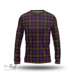 ScotsTee Shop Scottish MacDonald Modern Clan Tartan Long Sleeve T Shirt