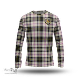 ScotsTee Shop Scottish MacPherson Dress Ancient Clan Crest Tartan Long Sleeve T Shirt