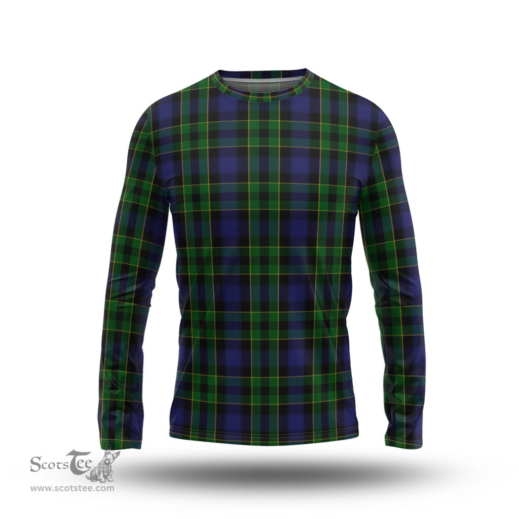 ScotsTee Shop Scottish Mowat Clan Tartan Long Sleeve T Shirt