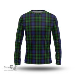 ScotsTee Shop Scottish Mowat Clan Tartan Long Sleeve T Shirt