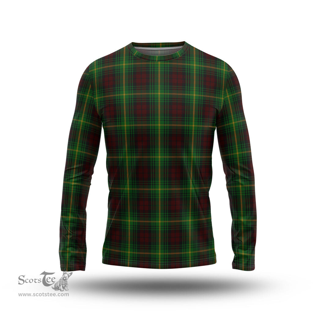 ScotsTee Shop Scottish Martin Clan Tartan Long Sleeve T Shirt