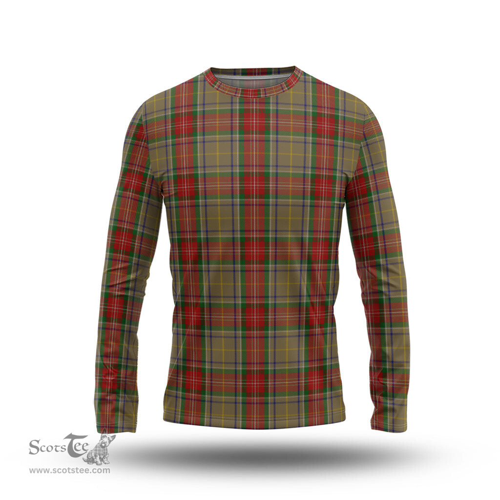 ScotsTee Shop Scottish Muirhead Old Clan Tartan Long Sleeve T Shirt