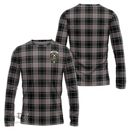 ScotsTee Shop Scottish Moffat Modern Clan Crest Tartan Long Sleeve T Shirt