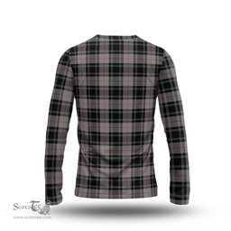 ScotsTee Shop Scottish Moffat Modern Clan Crest Tartan Long Sleeve T Shirt