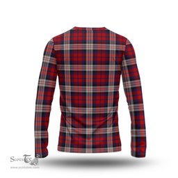 ScotsTee Shop Scottish MacDonald Dress Irish Clan Tartan Long Sleeve T Shirt
