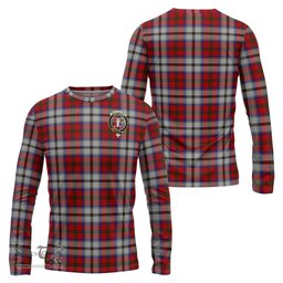 ScotsTee Shop Scottish MacCulloch Dress Clan Crest Tartan Long Sleeve T Shirt