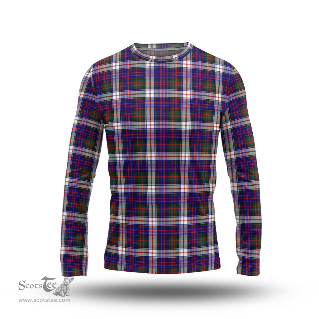 ScotsTee Shop Scottish MacDonald Dress Modern Clan Tartan Long Sleeve T Shirt