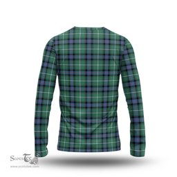 ScotsTee Shop Scottish MacDonald of the Isles Hunting Ancient Clan Crest Tartan Long Sleeve T Shirt