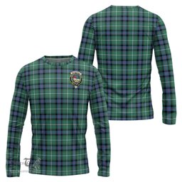 ScotsTee Shop Scottish MacDonald of the Isles Hunting Ancient Clan Crest Tartan Long Sleeve T Shirt
