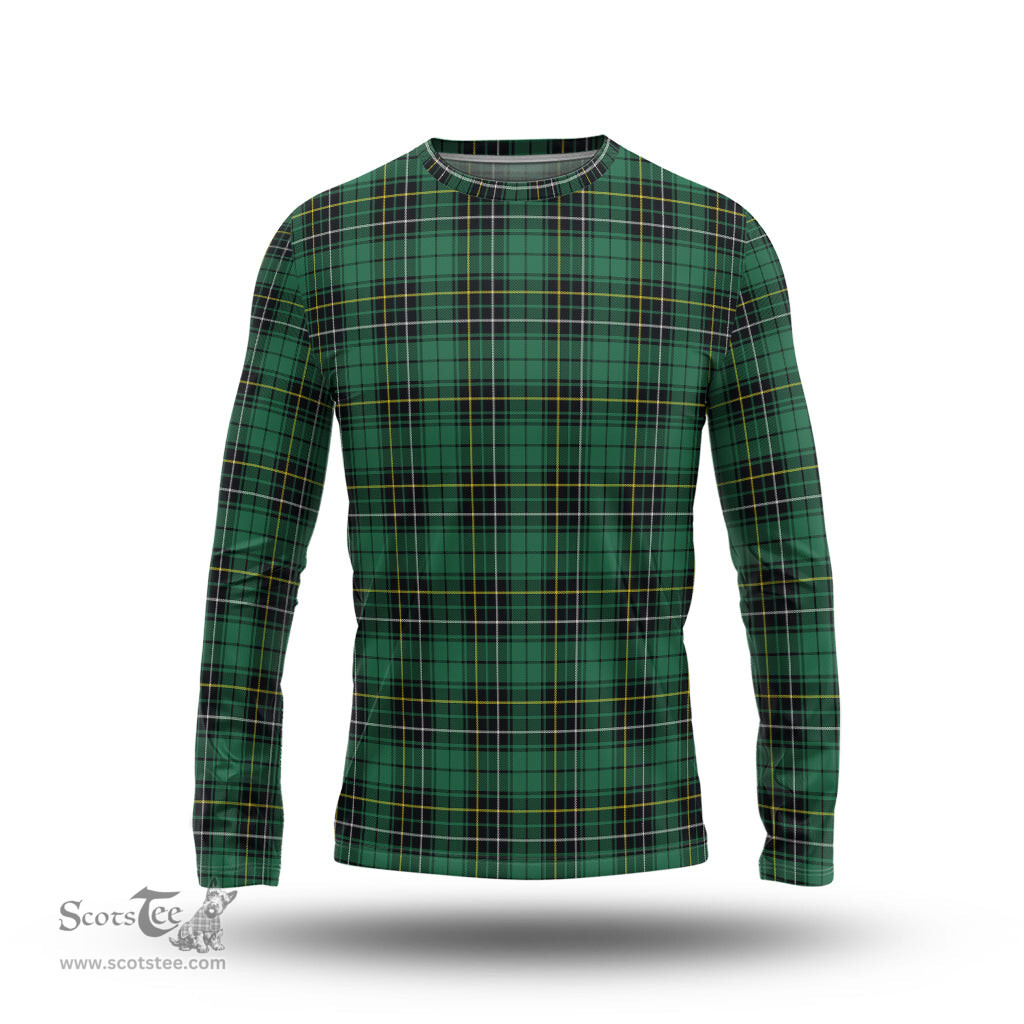 ScotsTee Shop Scottish MacAlpin Ancient Clan Tartan Long Sleeve T Shirt