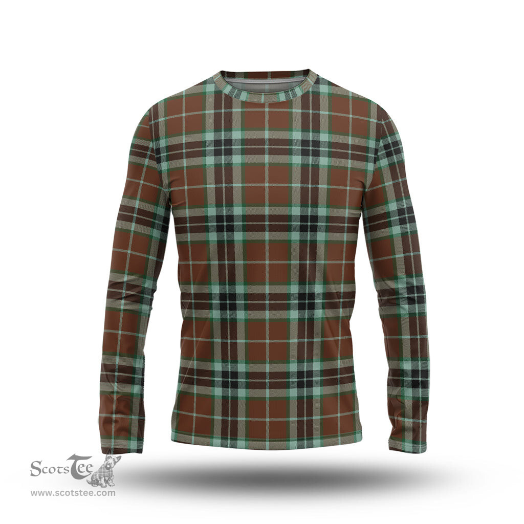 ScotsTee Shop Scottish Thomson Hunting Modern Clan Tartan Long Sleeve T Shirt