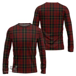 ScotsTee Shop Scottish MacAlister of Skye Clan Tartan Long Sleeve T Shirt