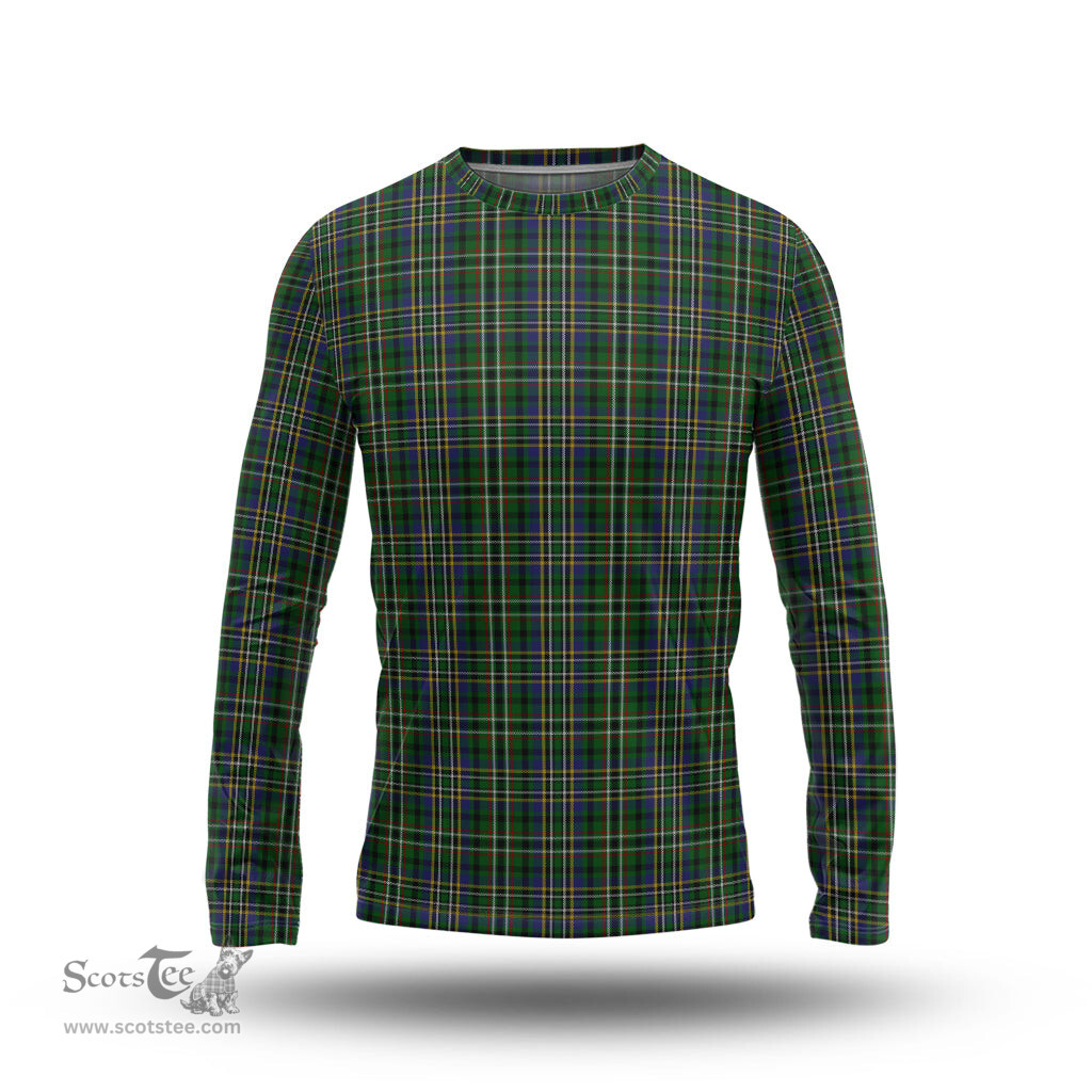 ScotsTee Shop Scottish Scott Green Clan Tartan Long Sleeve T Shirt