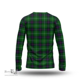 ScotsTee Shop Scottish MacDonald of The Isles Clan Crest Tartan Long Sleeve T Shirt