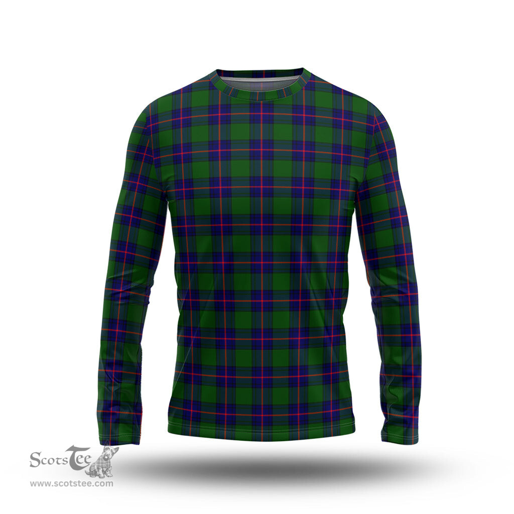 ScotsTee Shop Scottish Shaw Modern Clan Tartan Long Sleeve T Shirt