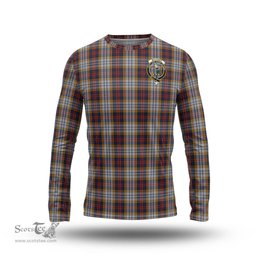 ScotsTee Shop Scottish MacInnes Ancient Hunting Clan Crest Tartan Long Sleeve T Shirt