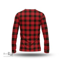 ScotsTee Shop Scottish MacQueen Modern Clan Tartan Long Sleeve T Shirt