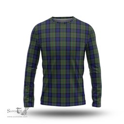 ScotsTee Shop Scottish MacLaren Clan Tartan Long Sleeve T Shirt