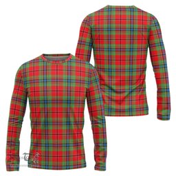 ScotsTee Shop Scottish MacLean of Duart Modern Clan Tartan Long Sleeve T Shirt