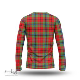 ScotsTee Shop Scottish MacLean of Duart Modern Clan Tartan Long Sleeve T Shirt