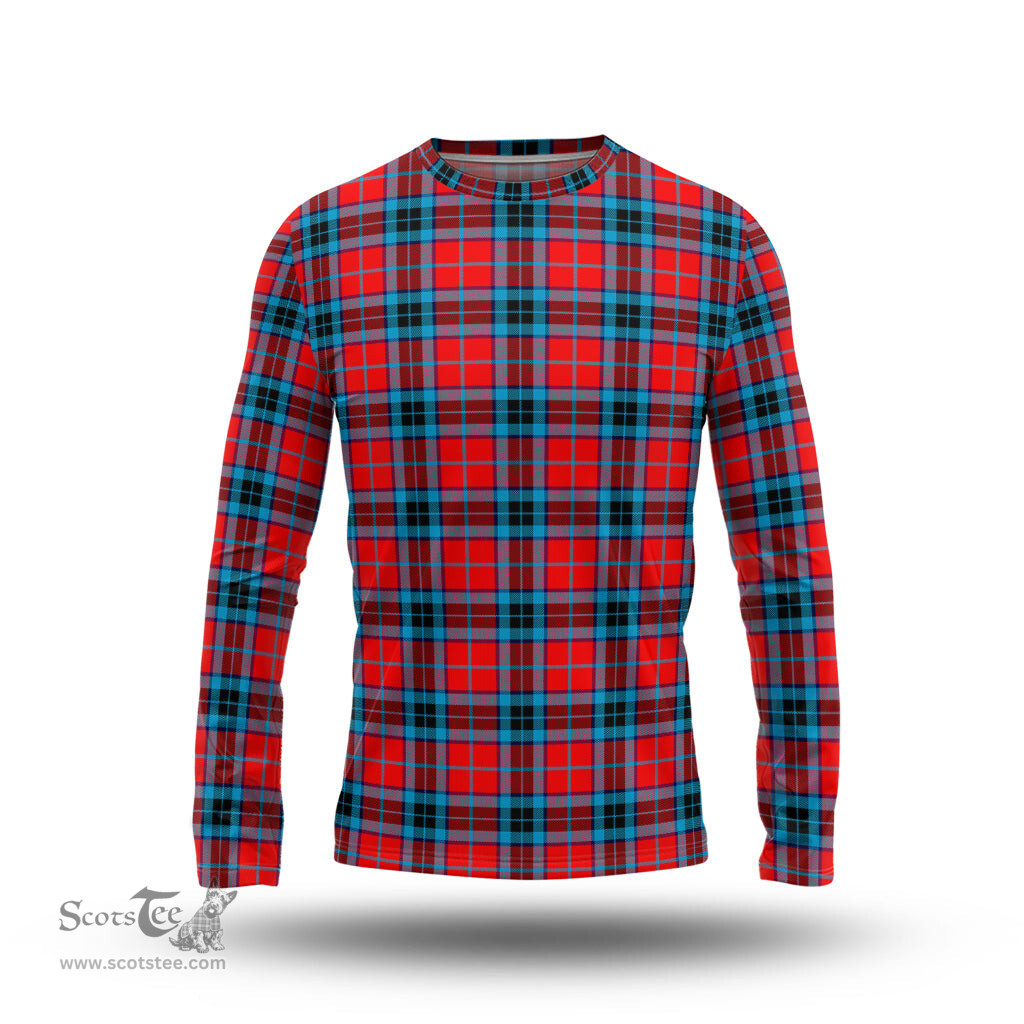 ScotsTee Shop Scottish MacTavish Modern Clan Tartan Long Sleeve T Shirt