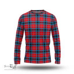 ScotsTee Shop Scottish MacTavish Modern Clan Tartan Long Sleeve T Shirt