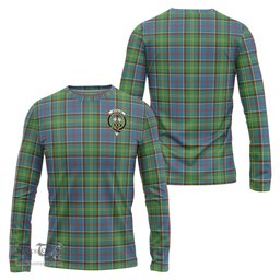 ScotsTee Shop Scottish Whitelaw Clan Crest Tartan Long Sleeve T Shirt