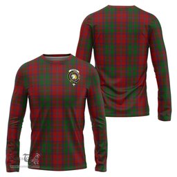 ScotsTee Shop Scottish Stewart of Appin Clan Crest Tartan Long Sleeve T Shirt