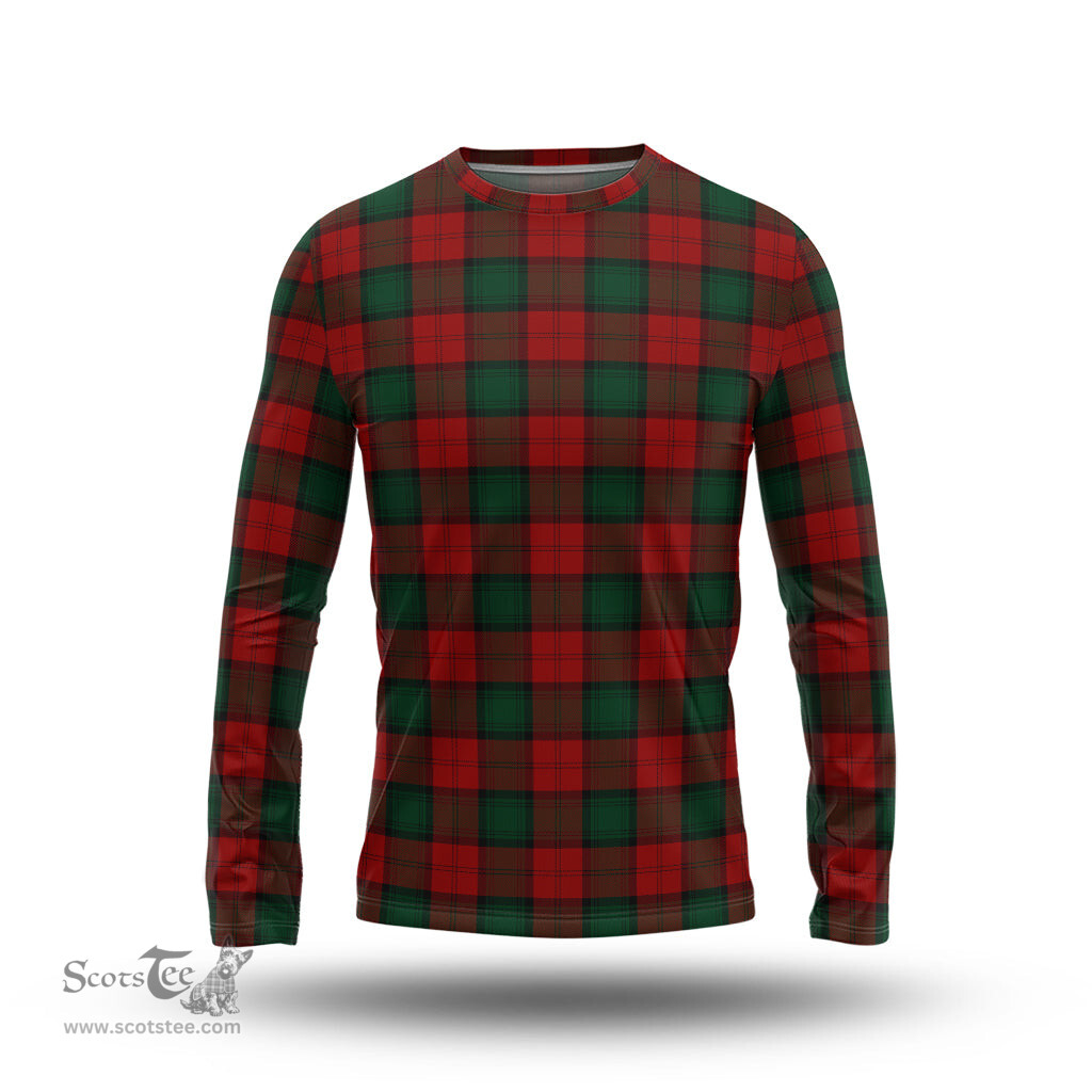 ScotsTee Shop Scottish Stewart of Atholl Clan Tartan Long Sleeve T Shirt
