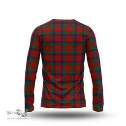 ScotsTee Shop Scottish Robertson Clan Crest Tartan Long Sleeve T Shirt
