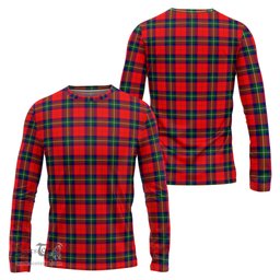 ScotsTee Shop Scottish Ruthven Modern Clan Tartan Long Sleeve T Shirt