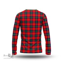 ScotsTee Shop Scottish Ruthven Modern Clan Tartan Long Sleeve T Shirt