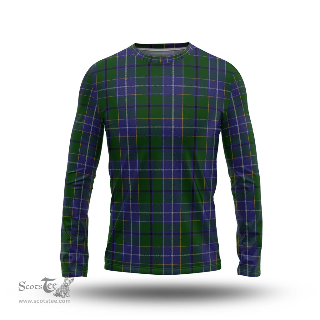 ScotsTee Shop Scottish Wishart Hunting Clan Tartan Long Sleeve T Shirt