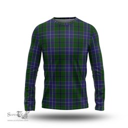 ScotsTee Shop Scottish Wishart Hunting Clan Tartan Long Sleeve T Shirt