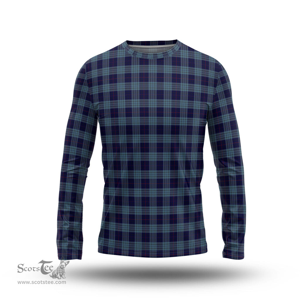 ScotsTee Shop Scottish Roberts of Wales Clan Tartan Long Sleeve T Shirt