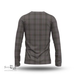 ScotsTee Shop Scottish Stewart Grey Clan Tartan Long Sleeve T Shirt