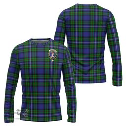 ScotsTee Shop Scottish Robertson Hunting Modern Clan Crest Tartan Long Sleeve T Shirt