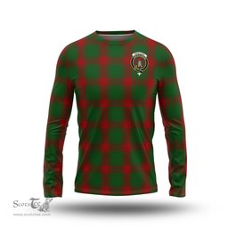 ScotsTee Shop Scottish Middleton Clan Crest Tartan Long Sleeve T Shirt