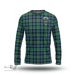 ScotsTee Shop Scottish Rose Hunting Ancient Clan Crest Tartan Long Sleeve T Shirt