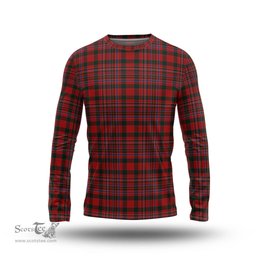 ScotsTee Shop Scottish MacAlister Clan Tartan Long Sleeve T Shirt