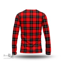 ScotsTee Shop Scottish Ramsay Modern Clan Crest Tartan Long Sleeve T Shirt